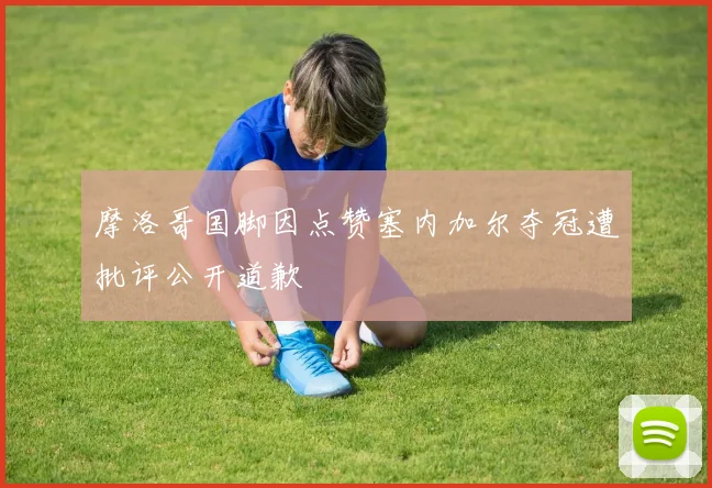 摩洛哥国脚因点赞塞内加尔夺冠遭批评公开道歉