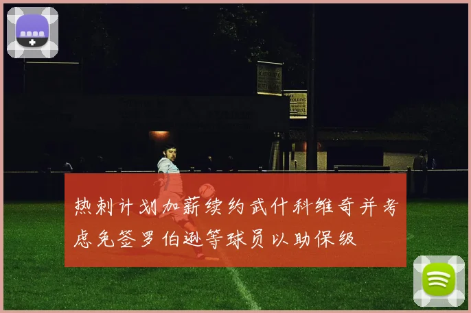 热刺计划加薪续约武什科维奇并考虑免签罗伯逊等球员以助保级